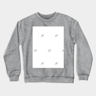 White background with fine gray abstraction Crewneck Sweatshirt